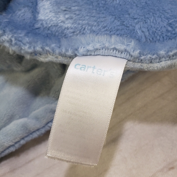Carters Brown Blue Puppy Dog Plush Lovey Mini Security Blanket 13 Inch 2022 #2 - Picture 6 of 9